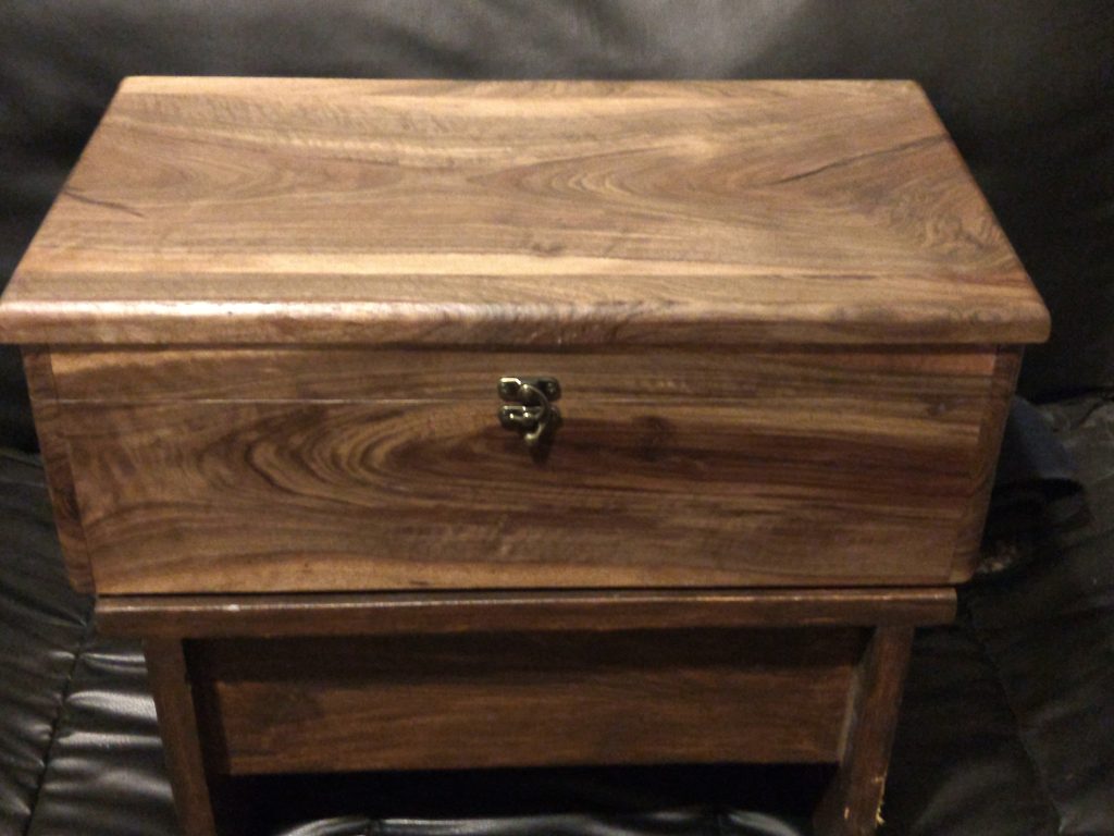 black walnut box