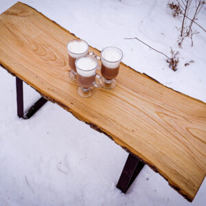 Live edge coffee table